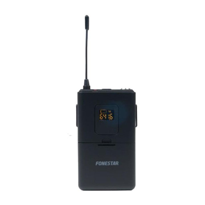 FONESTAR Micrófono inalámbrico de petaca con receptor USB