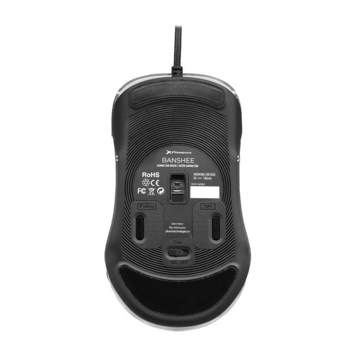 PHOENIX Mouse gaming cablato con illuminazione RGB BANSHEE
