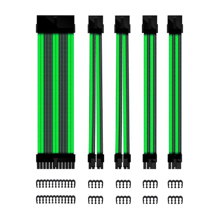 kit de cables alargadores para fuente de alimentación atx-24-pin 4+4-pin 6+2-pin 30cm