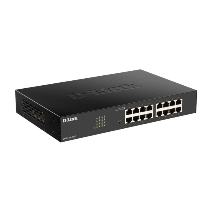 D-LINK Switch Gigabit gestibile senza ventola a 16 porte