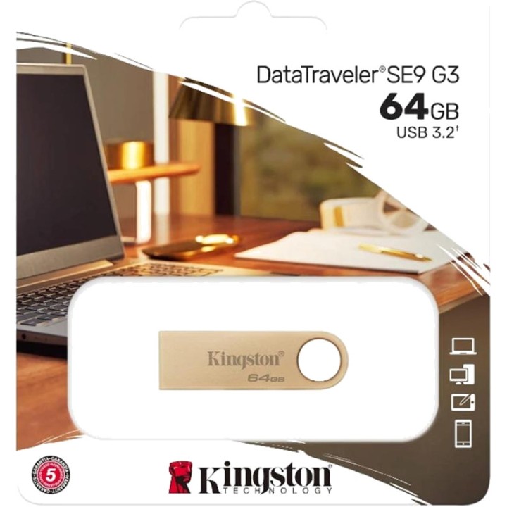 KINGSTON Metal USB 3.2 flash drive with key ring