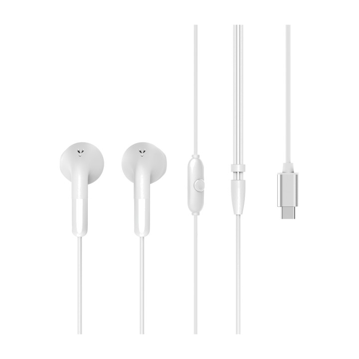 MUVIT USB-C-intraauraaliset kuulokkeet kierrätysmuovista