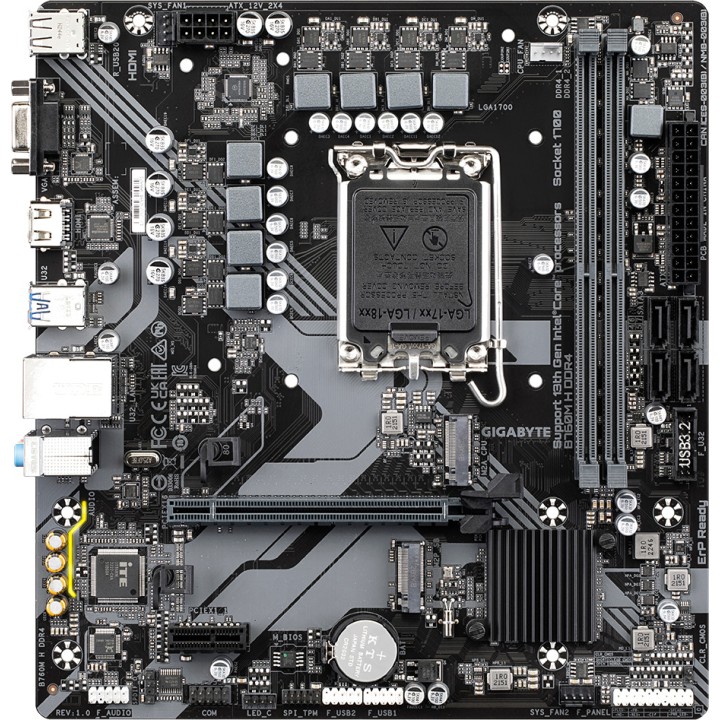 GIGABYTE Micro ATX motherboard for Intel B760M H DDR4