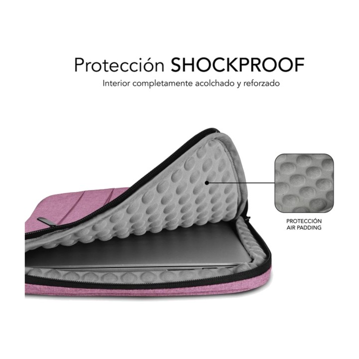 SUBBLIM Padded case with 360-degree protection for 13.3- to