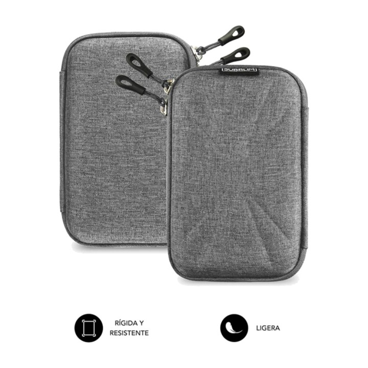 SUBBLIM Étui rigide pour disque dur de 2,5 pouces