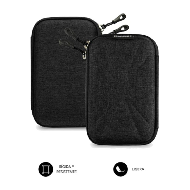 SUBBLIM Étui rigide pour disque dur de 2,5 pouces