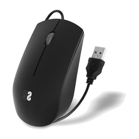ratón ultrafino silencioso con cable usb business 1200dpi