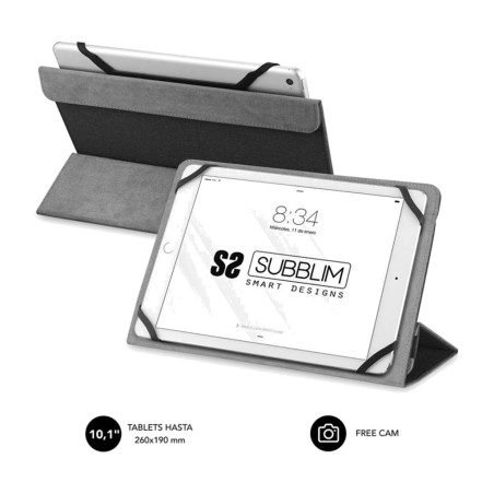 custodia universale tipo smart cover per tablet da 10,1 pollici freecam-case