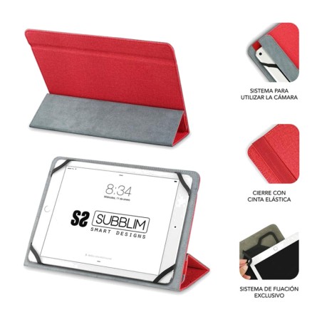 universelle hülle im smart-cover-stil für 10,1-zoll-tablets freecam-case
