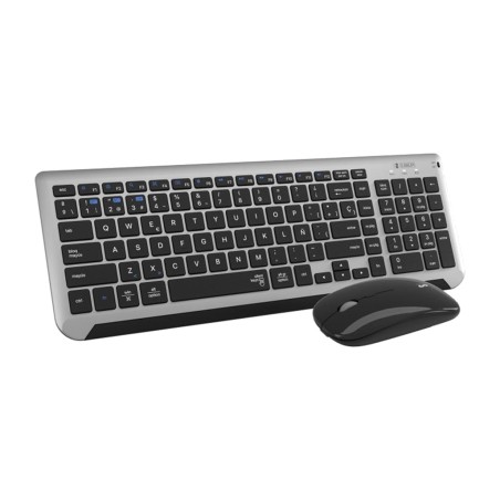 pack de teclado extendido y ratón inalámbricos multidispositivo dual-prestige bt 2.4g