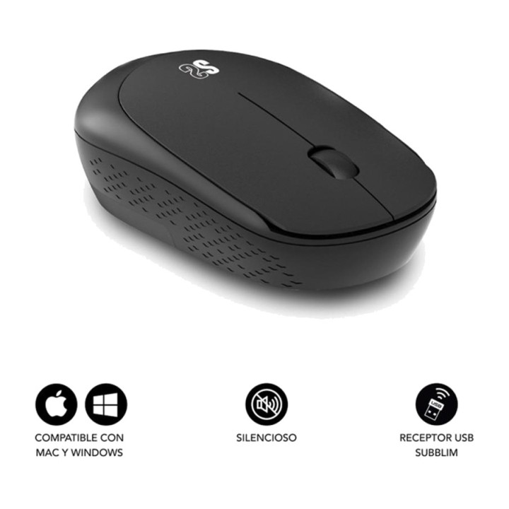 SUBBLIM Souris sans fil silencieuse ambidextre BUSINESS-PLUS