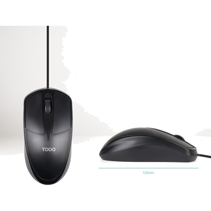 TOOQ Mouse ottico USB cablato TQM-1001 1000DPI DSP0000042360