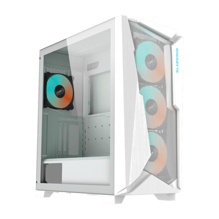 caja de pc semitorre atx con cristal templado y ventiladores rgb ac301gw v2 4x120mm
