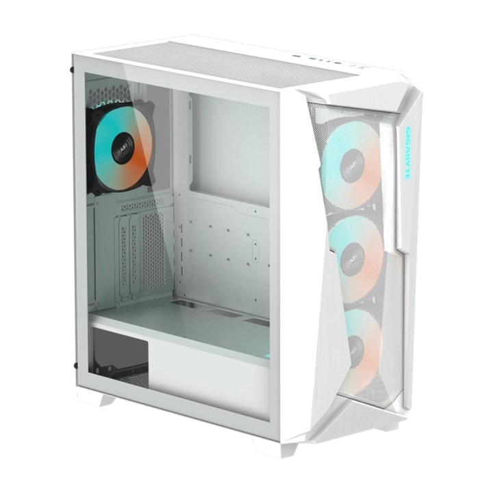 GIGABYTE Caixa de PC semitorre ATX amb vidre temperat i