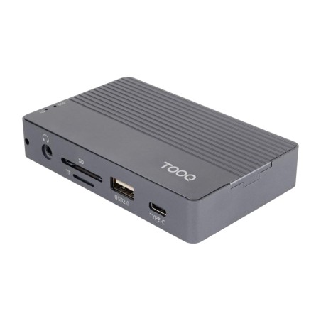 caixa externa per a ssd amb hub usb-c 11 en 1 tqe-2242g m.2 nvme/sata 10gbps hdmi-2.0 100w