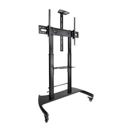supporto da pavimento con ruote e altezza regolabile tramite manovella ares fs20404hm 60-100" 100kg