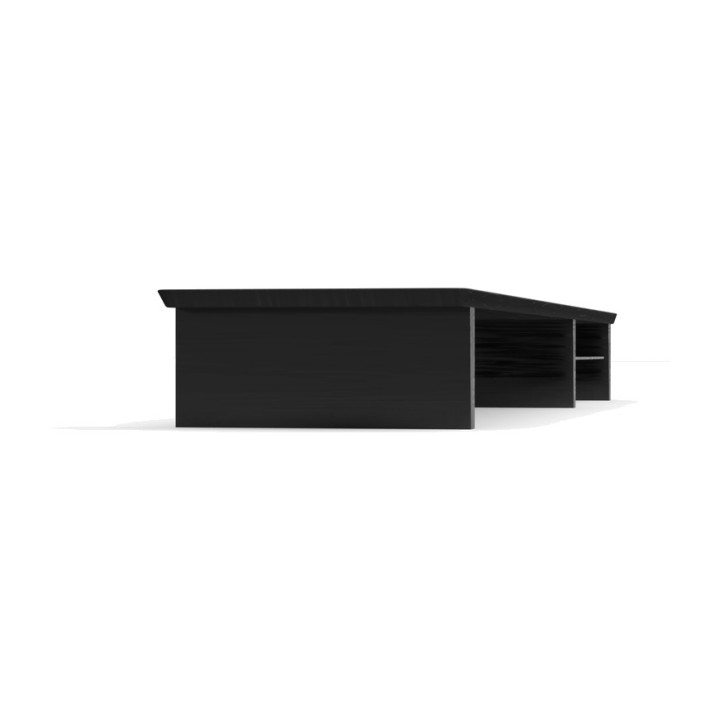 PHOENIX Wood monitor riser with felt-lined tray HARMONY-18MM
