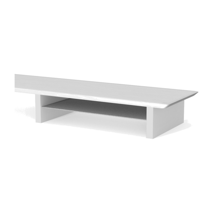 PHOENIX Estante elevador para monitor en madera con bandeja