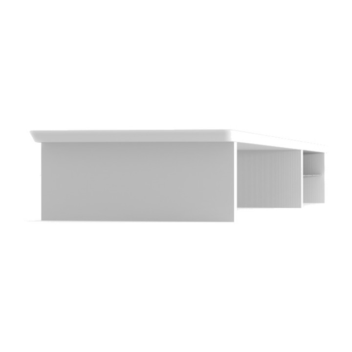 PHOENIX Wood monitor riser with felt-lined tray HARMONY-18MM