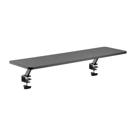 elevador de monitor para escritorio en madera con fijación ajustable riser-pro mdf-100x26cm