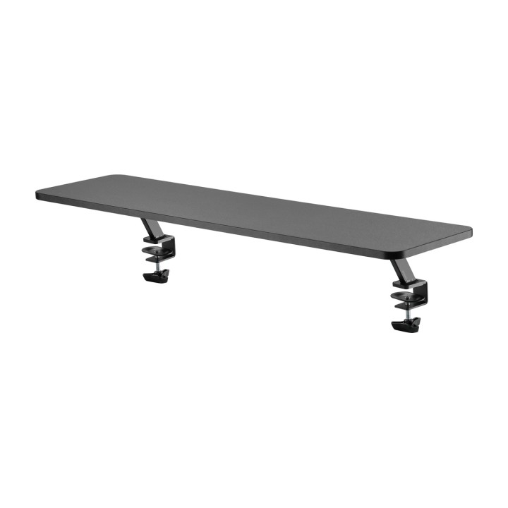 PHOENIX Wooden desk monitor riser with adjustable clamp