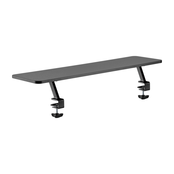 PHOENIX Wooden desk monitor riser with adjustable clamp