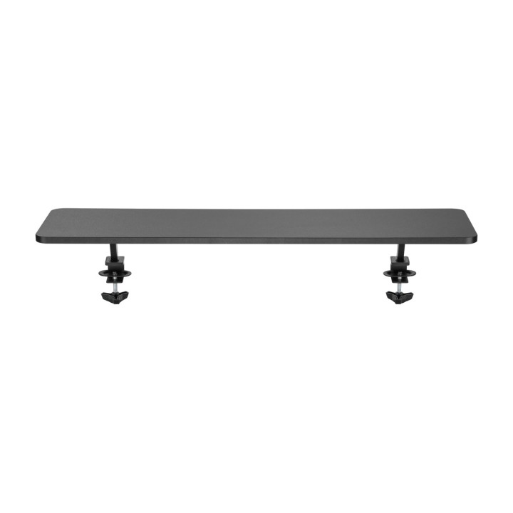 PHOENIX Wooden desk monitor riser with adjustable clamp