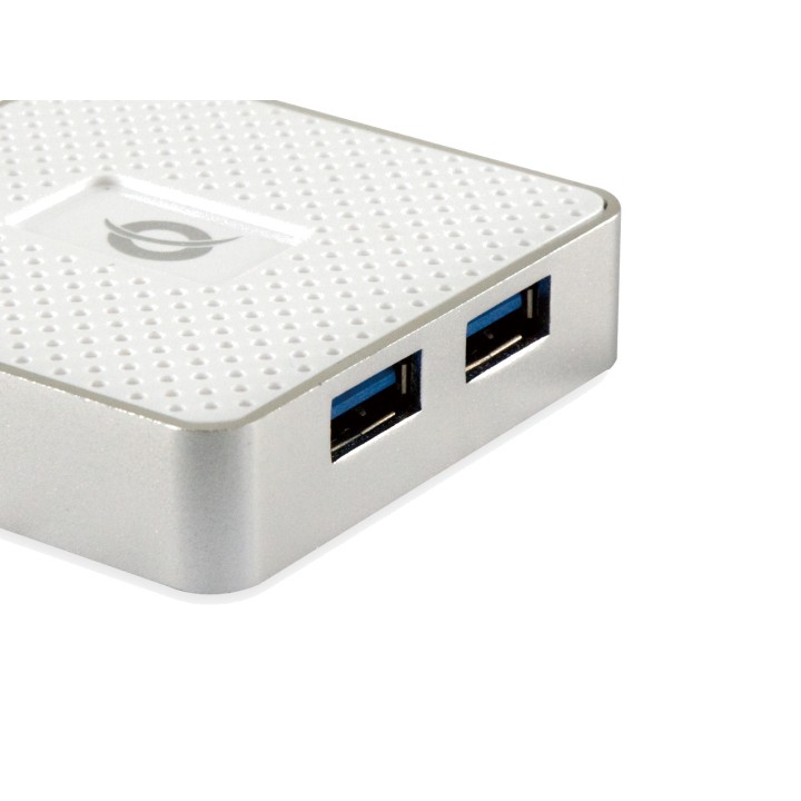 CONCEPTRONIC Hub USB 4 ports avec alimentation HUBBIES03W