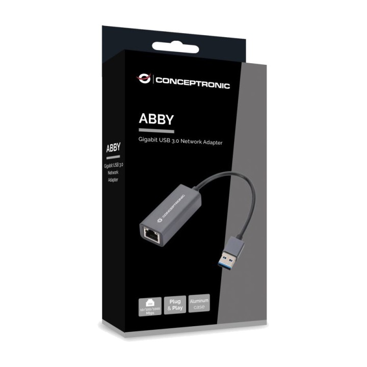 CONCEPTRONIC USB–Gigabit Ethernet hálózati adapter ABBY08G