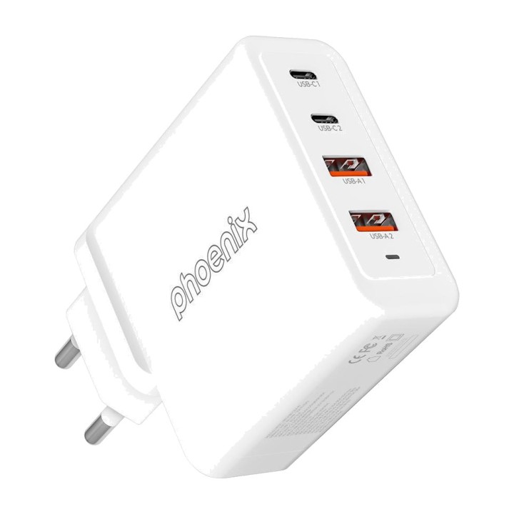 PHOENIX Caricatore rapido da parete GaN per laptop, tablet e