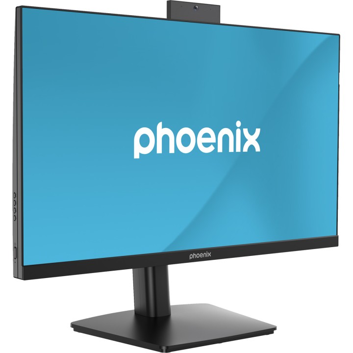 PHOENIX Monitor IPS Full HD con webcam e altoparlanti