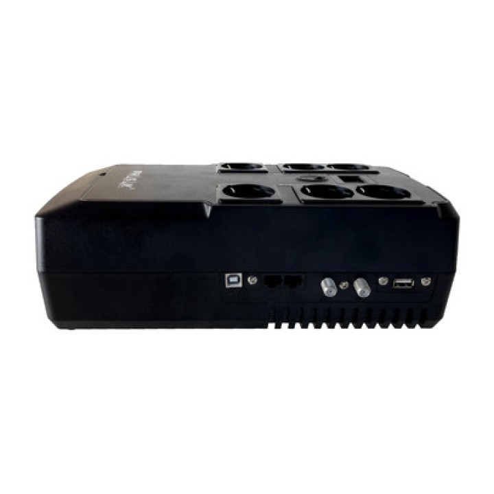 PHASAK SAI interactivo con 3 tomas schuko, protección RJ45 y