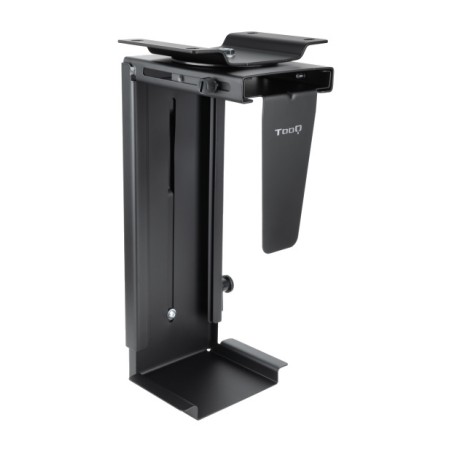 support métallique pour unité centrale à fixer sous un bureau ou au mur tqmud01 10kg