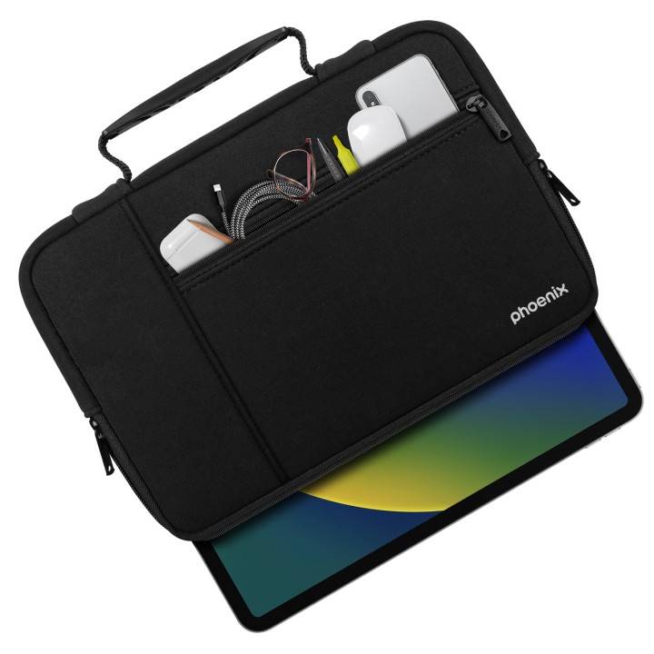 PHOENIX Custodia a borsa in neoprene con manici per laptop e