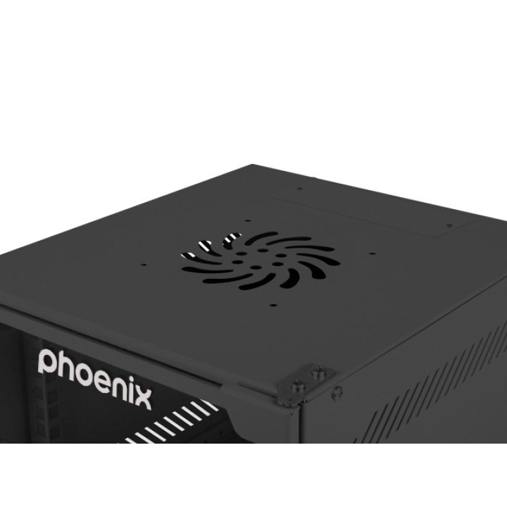 PHOENIX Väggmonterat racksskåp 10 tum 4U 280X310X247MM