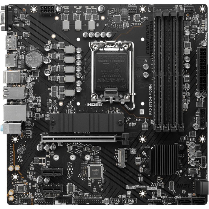 MSI Placa-mãe micro ATX PRO B760M-P LGA1700 DSP0000016829