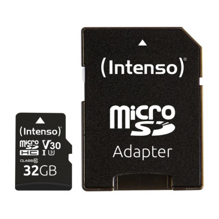tarjeta de memoria microsdhc con adaptador sd uhs-i professional-v30 u3 32gb