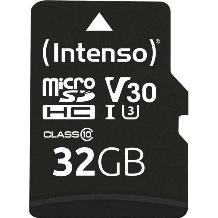 INTENSO microSDHC-Speicherkarte mit SD-Adapter UHS-I
