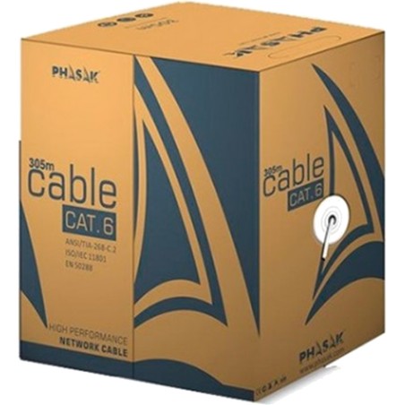 trdi ognjevarni boben omrežnega kabla utp cat6 lszh cca 305m phr-6301