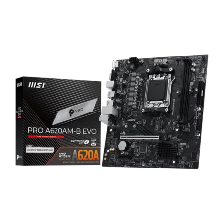 placa base micro atx económica para amd ryzen 9000 pro a620am-b evo ddr5 am5