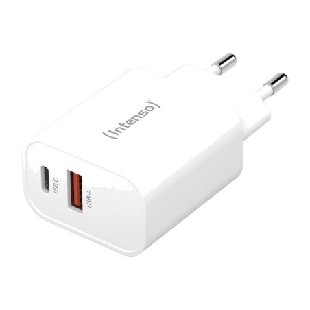 cargador usb de pared con puertos usb-a y usb-c w30ac 30w pd qc-4.0