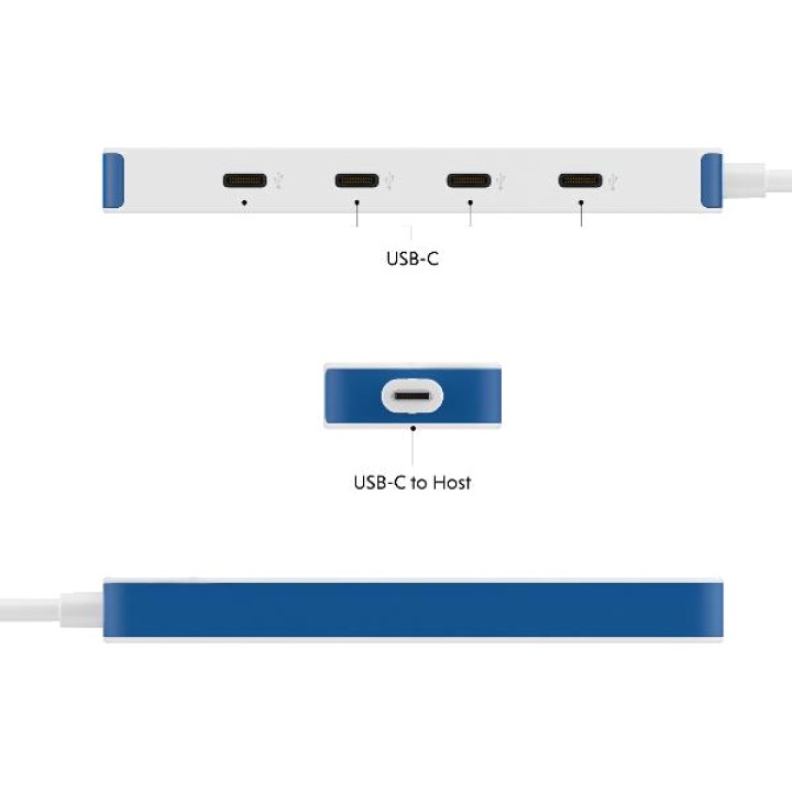 TARGUS Hub multiport USB-C 4-en-1 HD5201BUGL 4XUSB-C 5GBPS