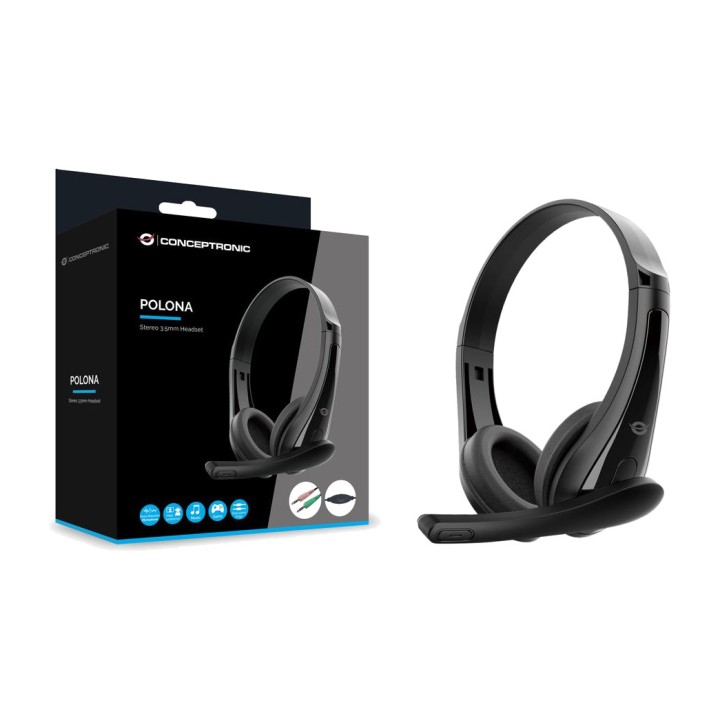 CONCEPTRONIC Wired headphones with jack connector and