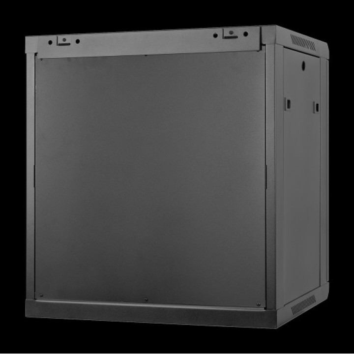 PHASAK Zerlegter Wand-Rackschrank mit 2 Lüftern 19" 12U