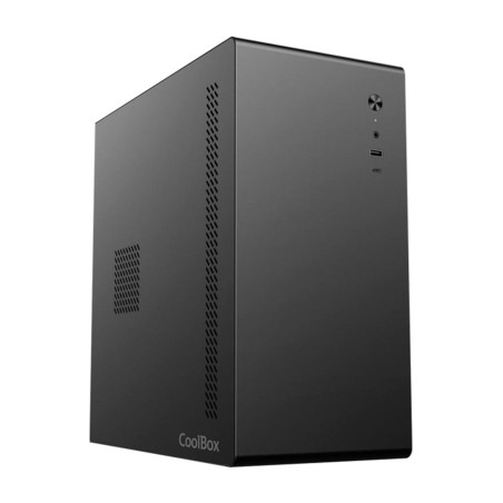 kompaktes pc-midi-tower-gehäuse mit netzteil m640c micro-atx basic-500gr 500w