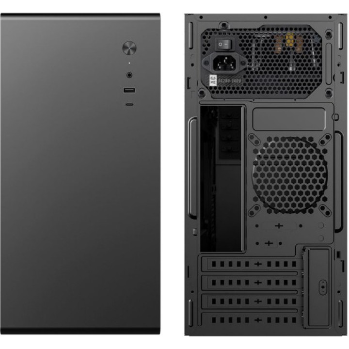 COOLBOX Caja para PC semitorre compacta con fuente de alimentación M640C MICRO-ATX BASIC-500GR 500W DSP0000035792