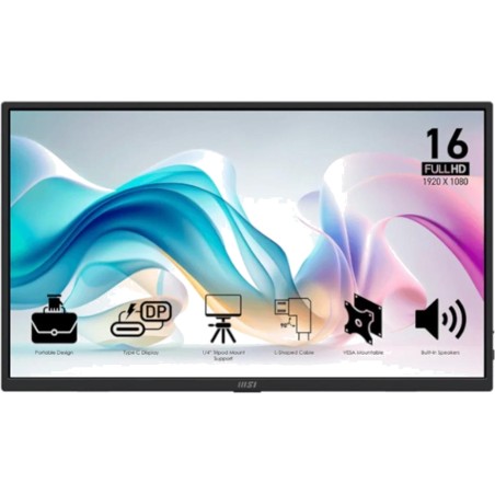 monitor portátil de 15,6 pulgadas pro mp165-e6 fhd-ips