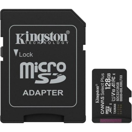 microsdxc-speicherkarte mit sd-adapter canvas-select-plus 128gb a1 uhs-i v10