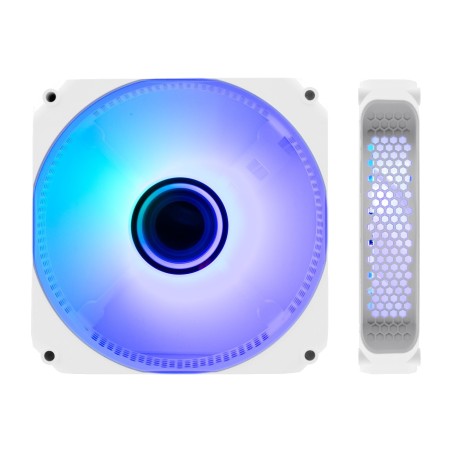 leiser gehäuselüfter mit tunnel-effekt und farbiger beleuchtung infinity-argb 120mm