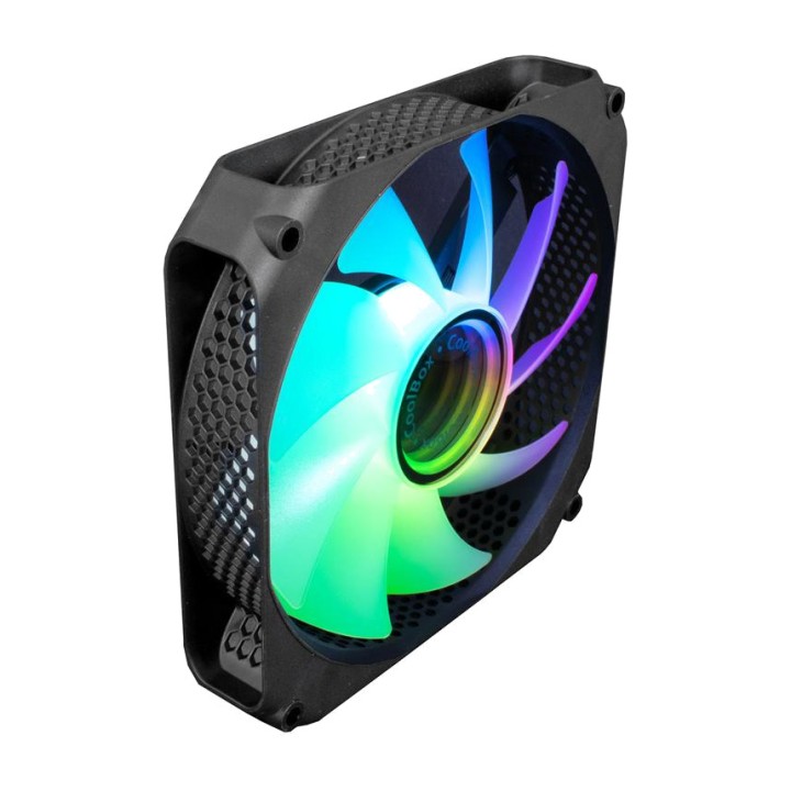 COOLBOX Ventilador para caja silencioso con efecto túnel de